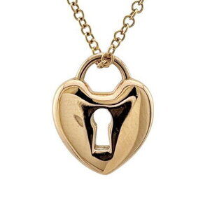 Tiffany Heart Lock Necklace Gold Co